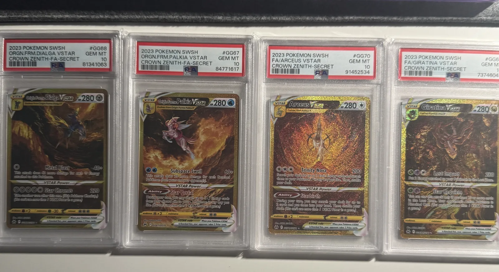 Dialga/Palkia/Arceus/Giratina Vstar